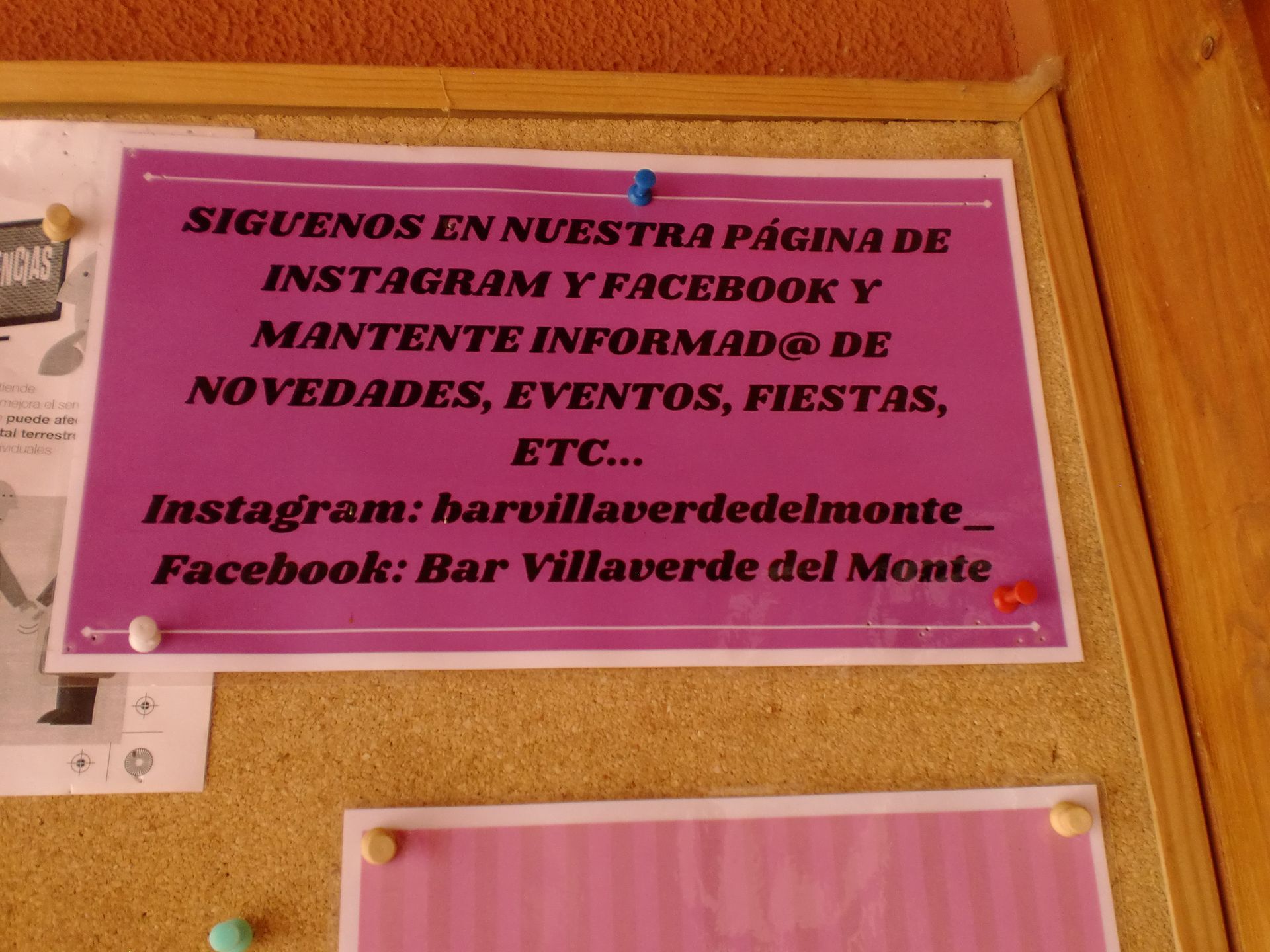 Bar de Villaverde del Monte